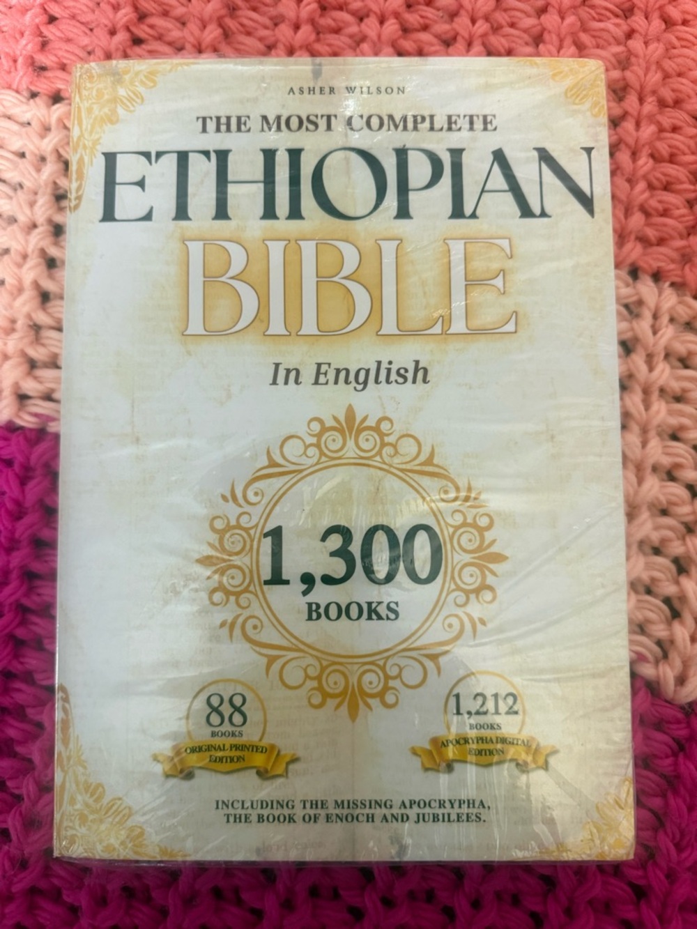 The Most Complete Ethiopian Bible in English - Cream/Gold Cover - Picture 5 of 5